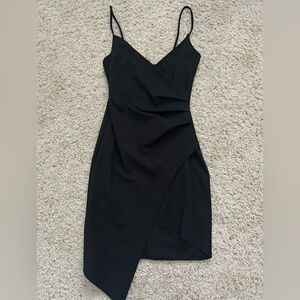 Black Asymmetrical Dress